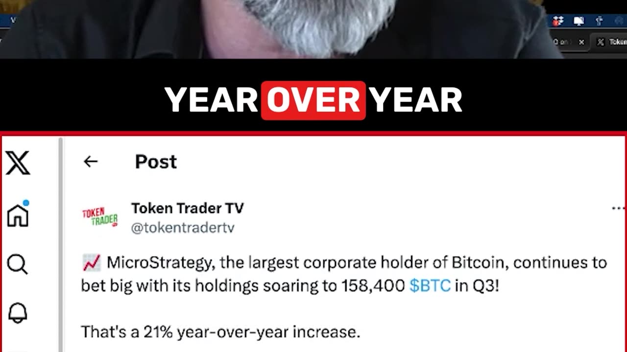 World's largest corporate bitcoin holder - @microstrategy #btc #shorts