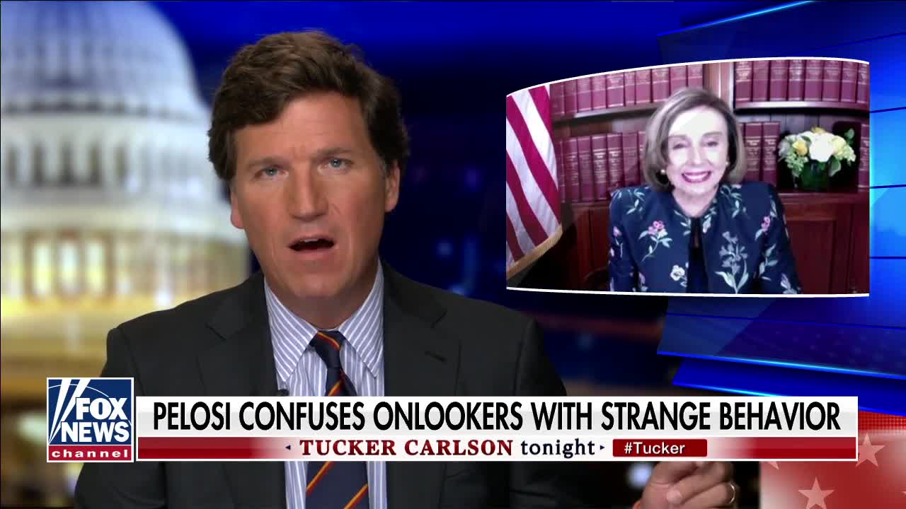 Tucker Carlson reacts to Pelosi's strange new phrase