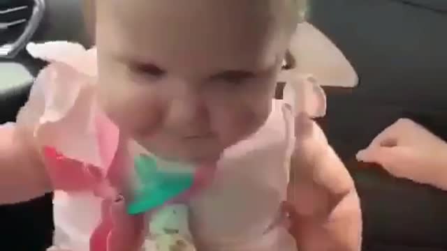 Cute baby dancing