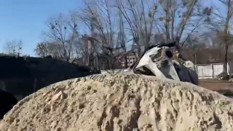 Destroyed Ukrainian BRDM