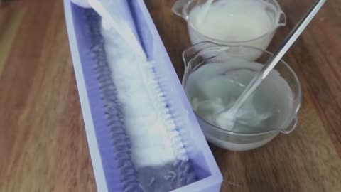 The Process Of Making Patterns Of Handmade Soap