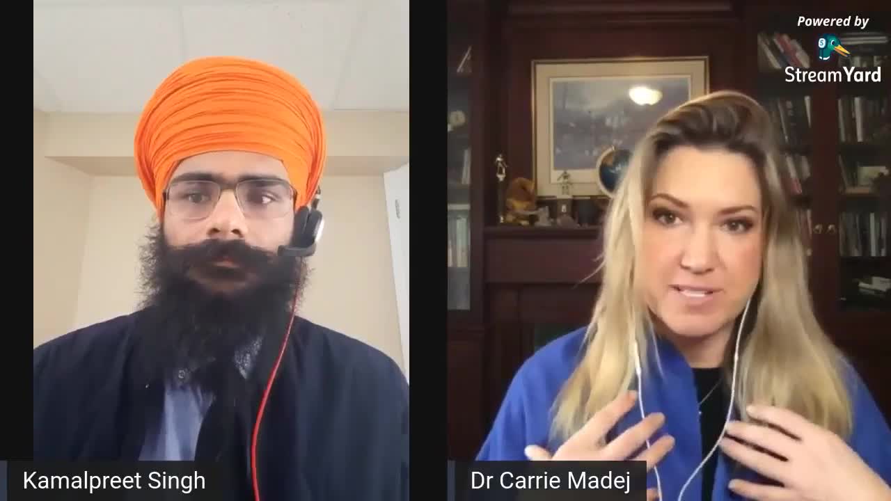 Dr Carrie Madej Interviewed by Kamalpreet Singh