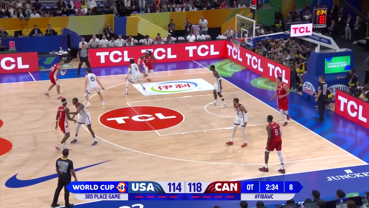 Canada Seizes Bronze in Overtime Thriller vs USA FIBA World Cup 2023 Highlights