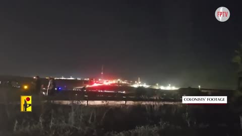 Hizbullah operation striking the Zionist Regavim training base, occupied Palestine, 14 Oct 2024