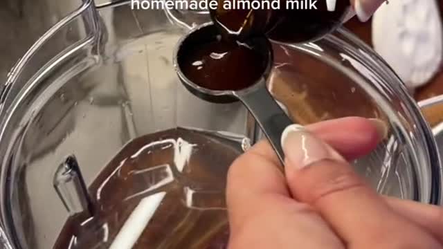 How to make almond milk?