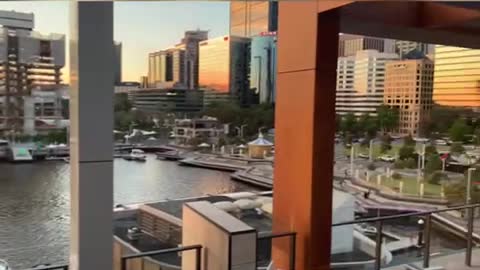 Beautiful Elizabeth quay Perth city
