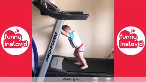 🤣🤣Funny Baby Exercise 🤣🤣