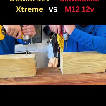 Dewalt 12v Xtreme DCF801 vs Milwaukee m12 12v 2462-20 #dewalt #milwaukee