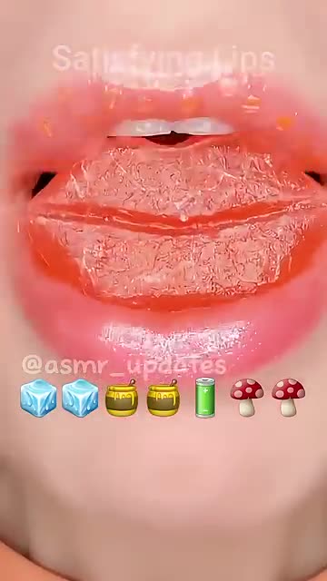 Asmr satisfaction lips