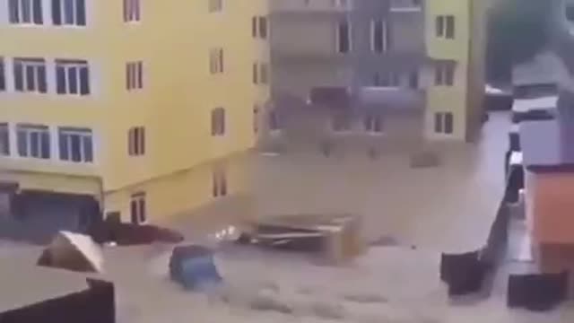 Russia torrential flooding