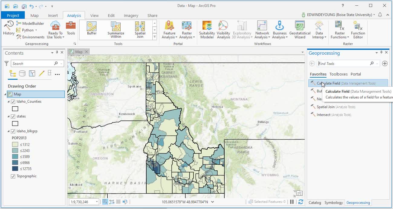 Tools for Vector Analysis in ArcGIS Pro