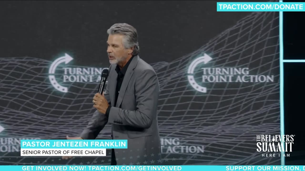 TPUSA Believers' Summit 24 - Pastor Jentezen Franklin Full Speech 7/26/24