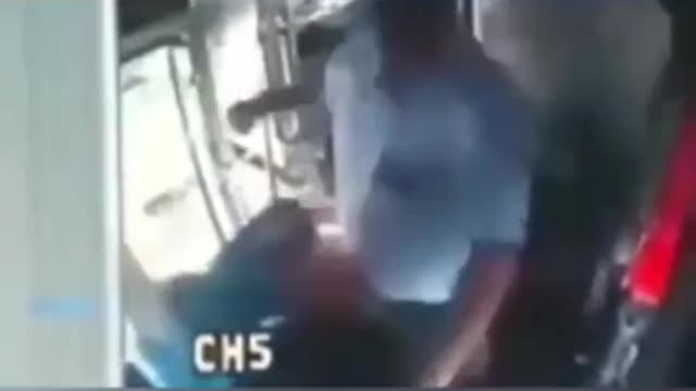Man Attacks Bus Driver then Instantly Regrets it