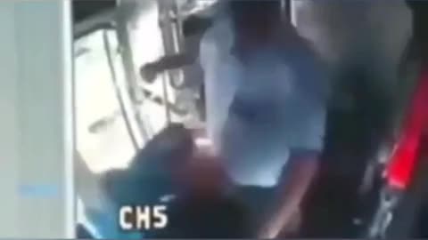 Man Attacks Bus Driver then Instantly Regrets it
