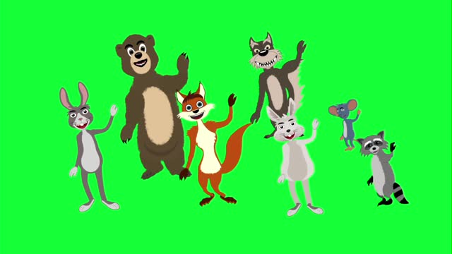 Fun animals dance