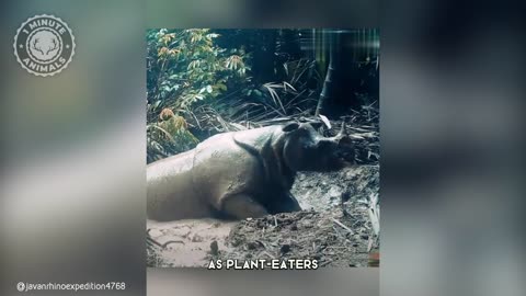 Wild Javan Rhino - 🦏 The Rare Beauty Of Indonesia | Animals