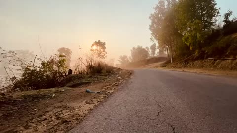 A Beautiful Morning In Nepal