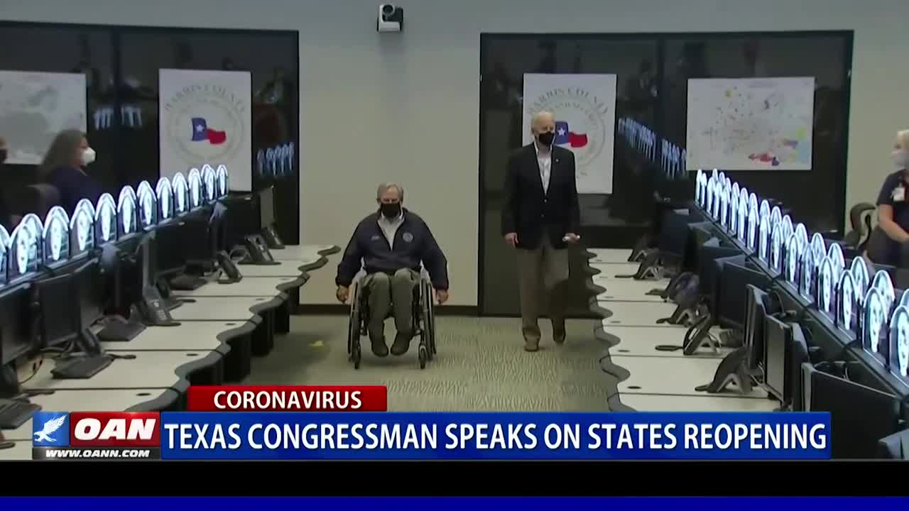 TX Congressman Speaks On States Reopening