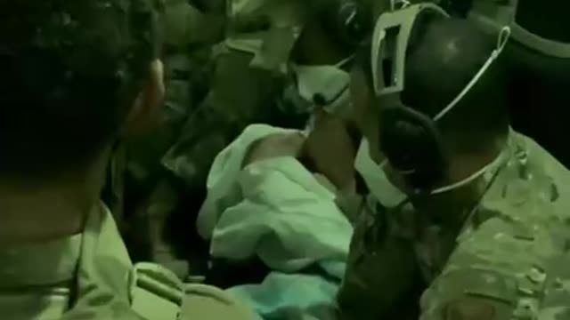 DUMBS Children alive and rescued from tunnels By the Land Alliance Army
