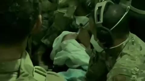 DUMBS Children alive and rescued from tunnels By the Land Alliance Army