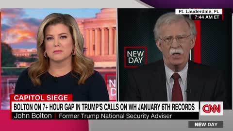 John Bolton calls out Trump over burner phones