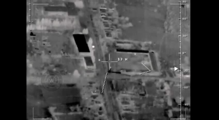 Russian UAV "Inokhodets-RU" strikes on post of the Aidar Battalion, Ukraine