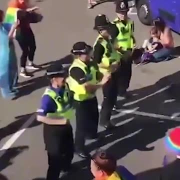 Michelle Dewberry Tells Police Officers Doing the Macarena to ‘Pack It in and Do Your Job!'