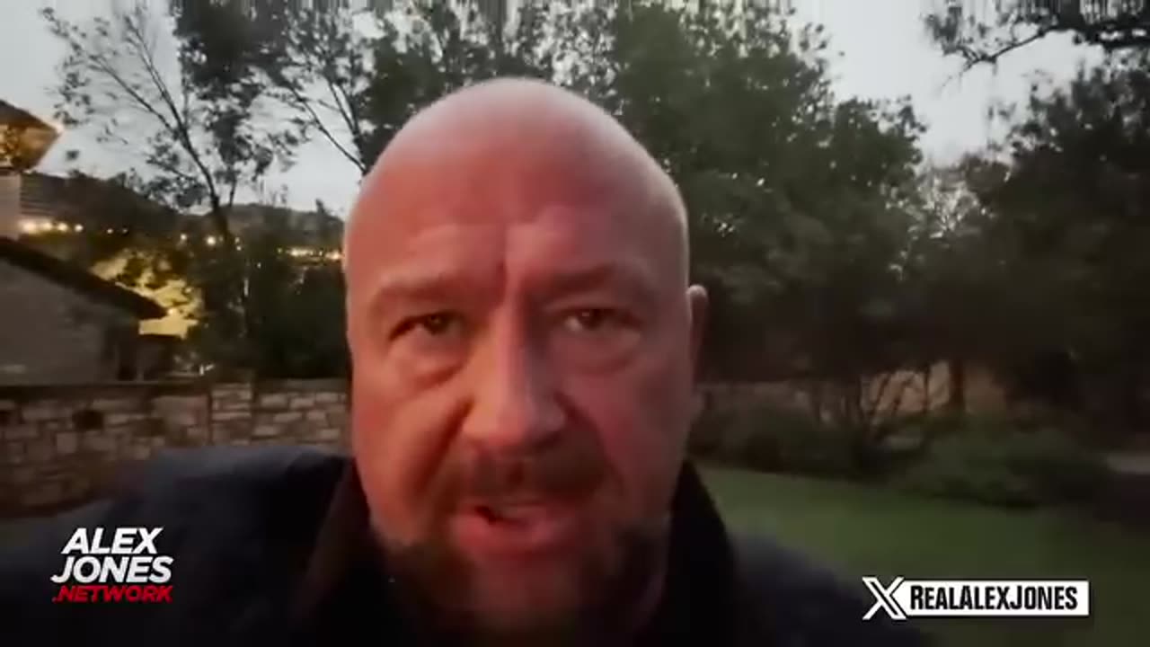 Alex Jones emergency message to Trump