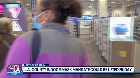 LA County could drop indoor mask mandate by March 4