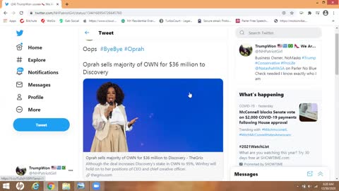 Celebrities Fall, Bye Bye Oprah As She Falls & Sells OWN