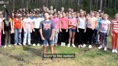 No Nazis in Ukraine? Ukrainian Children Brainwashed By Nazi Anti-Russian Hate