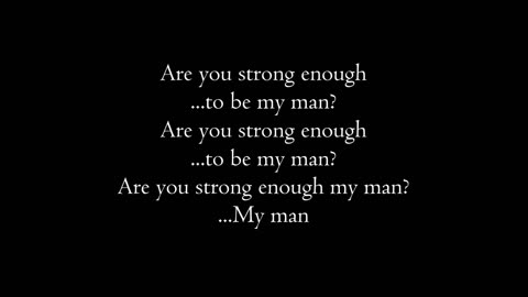 Sheryl Crow "Strong Enough" Lyrics