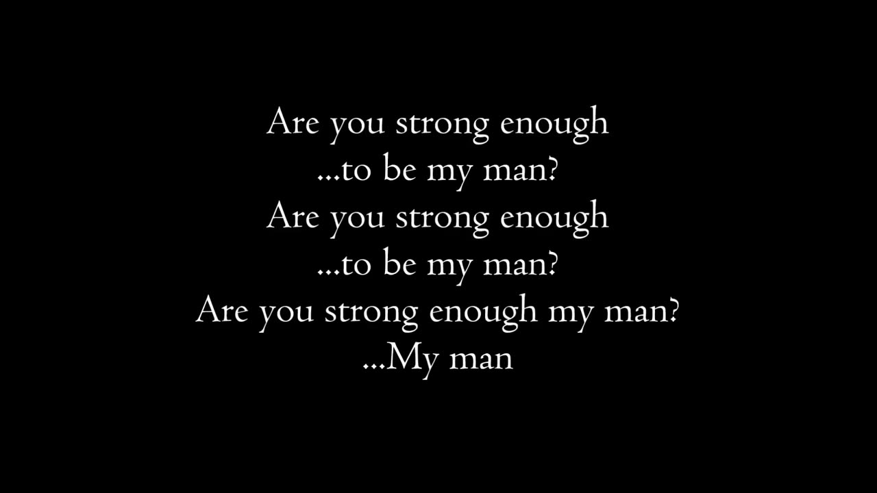 Sheryl Crow "Strong Enough" Lyrics