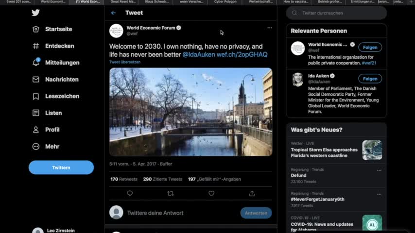Bill Gates Corona Simulation ID 201 in 2019 - Great Reset