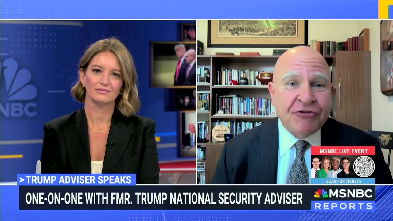 McMaster Lists Biden Foreign Policy Failures While Sparring With MSNBC Host Over Trump