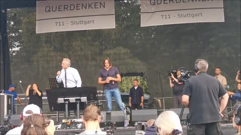 ROBERT F. KENNEDY Jr. - BERLIN, 29 08 2020, Kundgebung, Rede an der Siegessäule