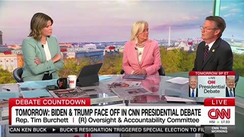 Rep. Burchett joins CNN This Morning to discuss Trump/Biden debate