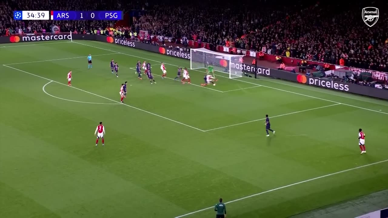 BIG CHAMPIONS LEAGUE WIN 🔥 | HIGHLIGHTS | Arsenal vs PSG (2-0) | Havertz & Saka | UCL