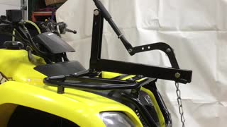 Simple ATV Snow Plow Lift