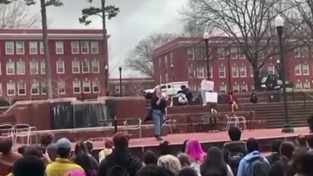 UNC Greensboro students protest Ben Shapiro