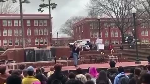 UNC Greensboro students protest Ben Shapiro