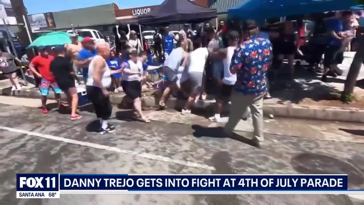 Danny Trejo gets in fight at LA 4th of July parade