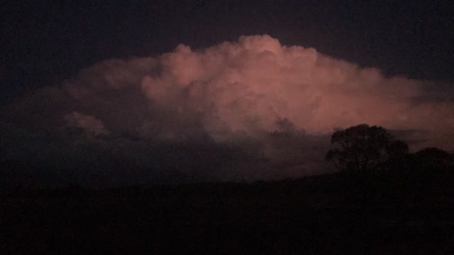 Time Lapse of a Thunderstorm over Australia