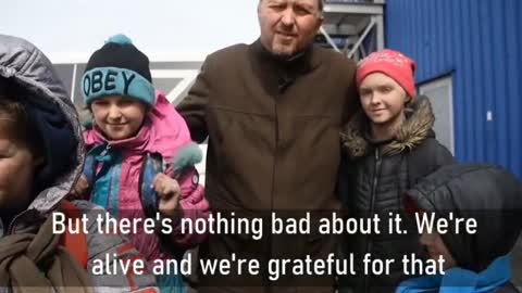 Residents of Mariupol, including children, talk about their experiences.