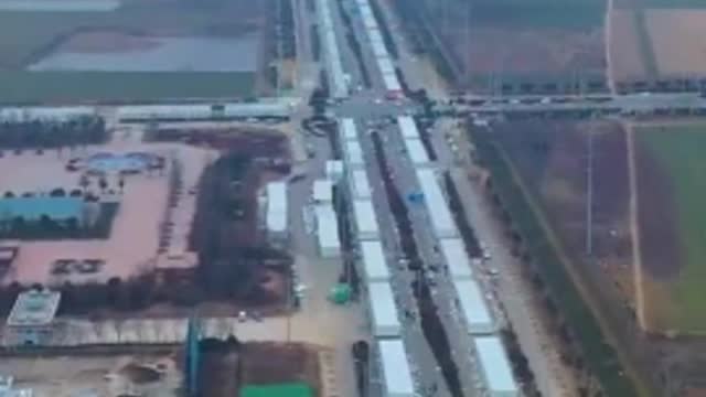 China Quarantine Camps on Highway?