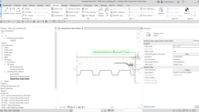 Autodesk Revit MEP 2022 - DOCUMENTATION - CREATING DRAFTING DETAIL COMPONENTS