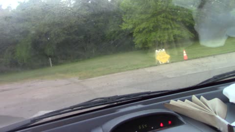 i got into an argument w/ my car that day...