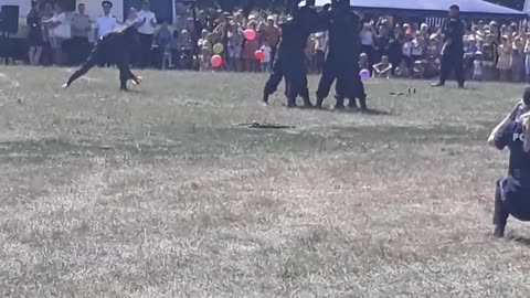 Parkour in the village