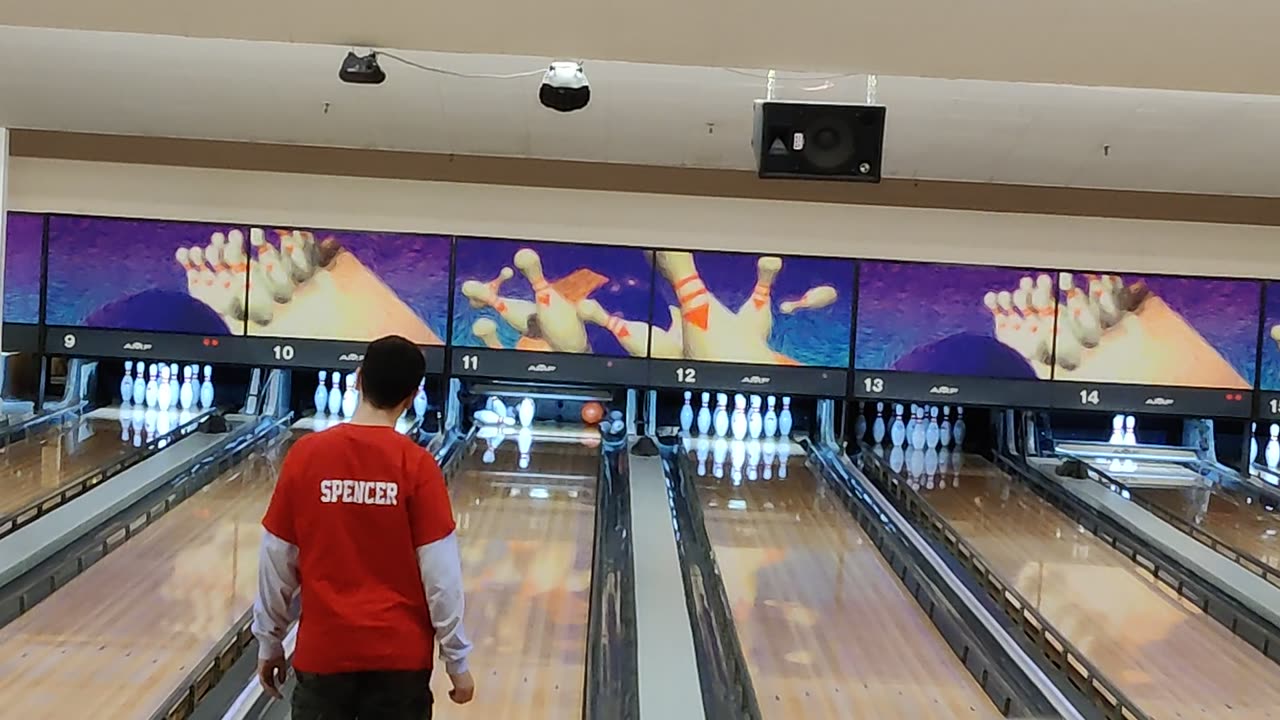 Spencer bowling Stars and Strikes VID_20231111_141033
