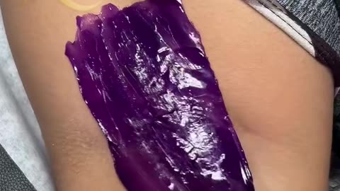 Underarm Waxing with Sexy Smooth Purple Seduction Hard Wax by @waxingqueenadventures | Fast Results!